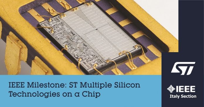 STMicroelectronics Honored with Prestigious IEEE Milestone for Historical “Multiple Silicon Technologies on a Chip” Achievement
