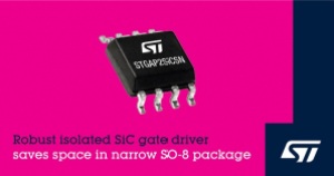 Isolated SiC gate driver operates up to 1700 V