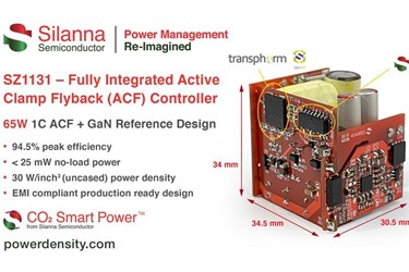Silanna launches Active Clamp Flyback reference design