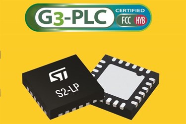 STのG3-PLCハイブリッドチップセットのFCC認証