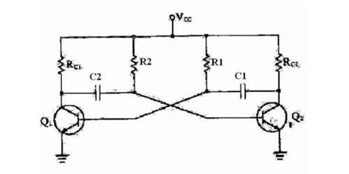 Multivibrator circuit structure and working principle