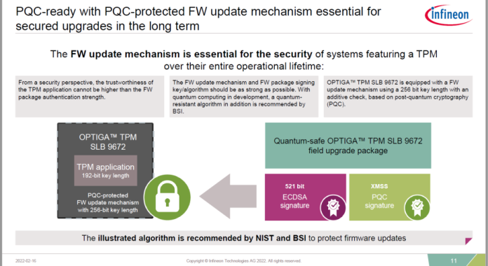 Infineon readies TPM for quantum computing security challenges