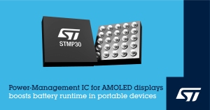 AMOLED PMIC improves battery runtime in portable devices