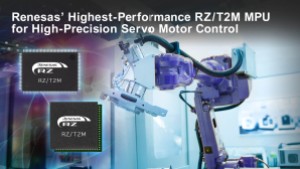 MPUs deliver fast, high-precision motor control