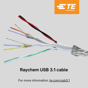 Raychem USB 3.1 cable targets mil/aero