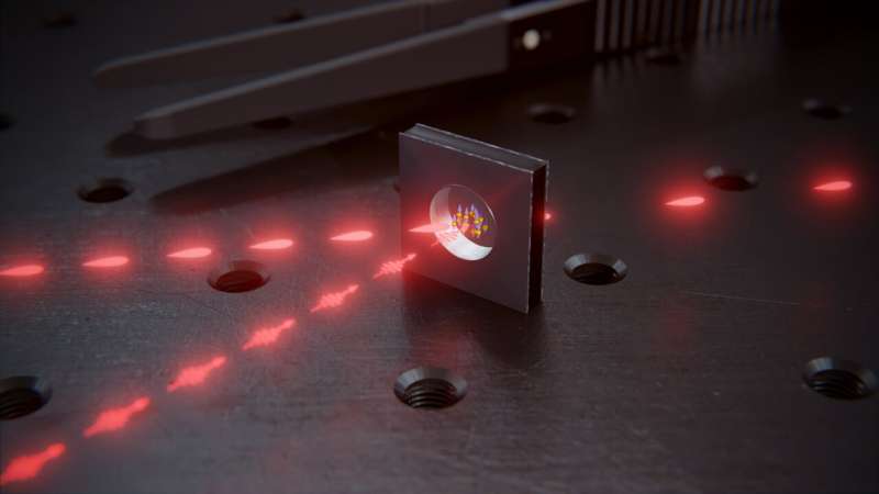 Mass-producible miniature quantum memory