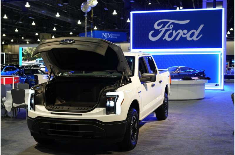 Ford cuts production of F-150 Lightning pickup on weaker-than-expected electric vehicle sales growth