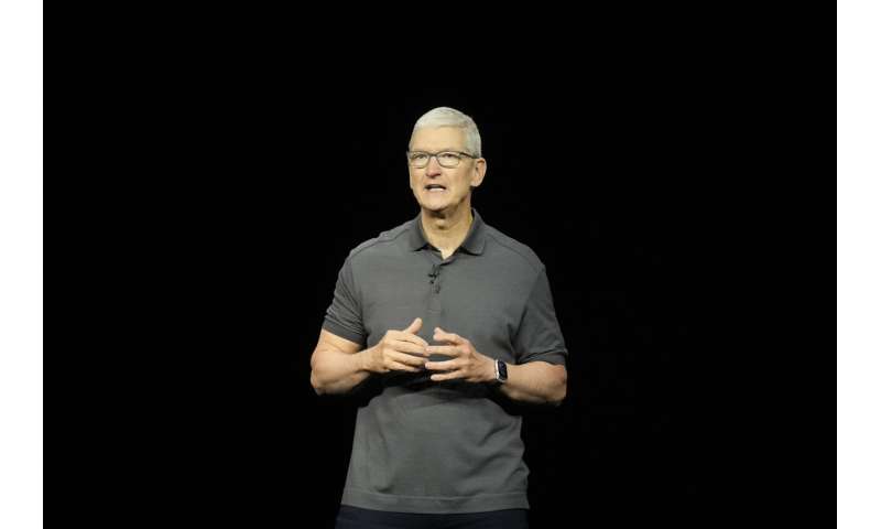 Apple ends yearlong sales slump with slight revenue rise in holiday-season period but stock slips