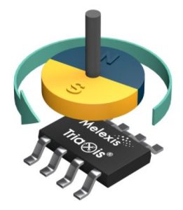 Melexix MLX90427 magnetic sensor app